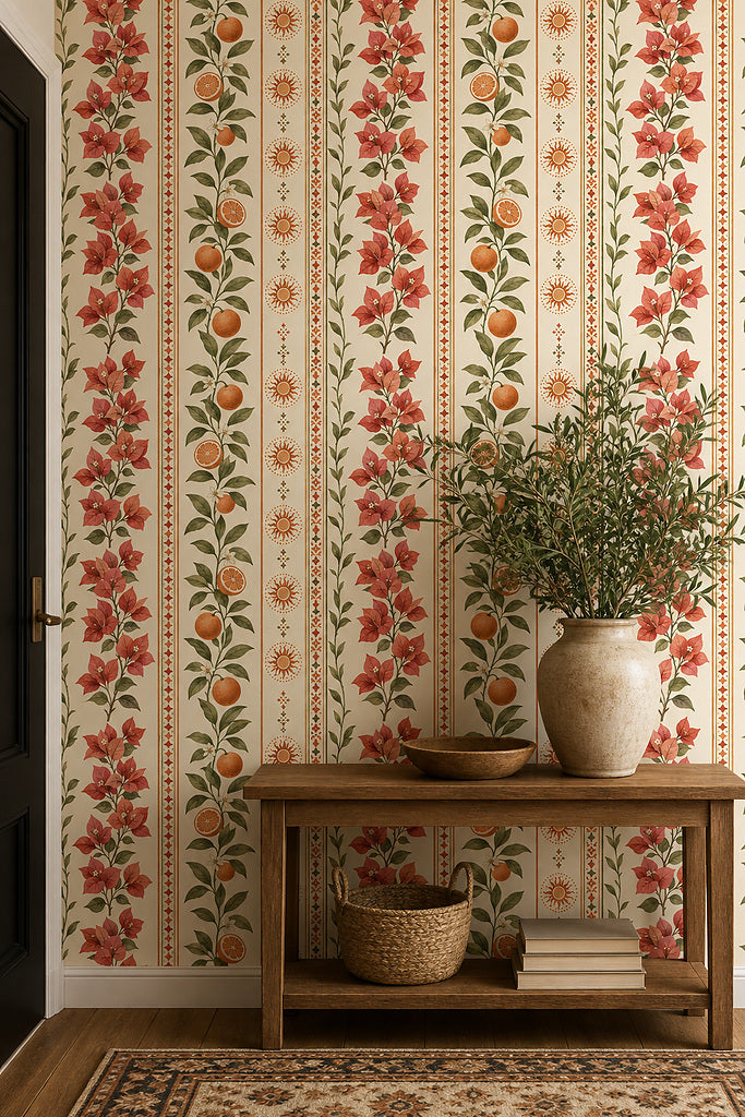 Cream Design Wallpaper Mural product view