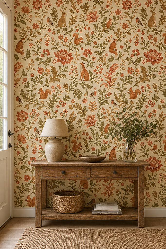 Cream Design Wallpaper Mural product view