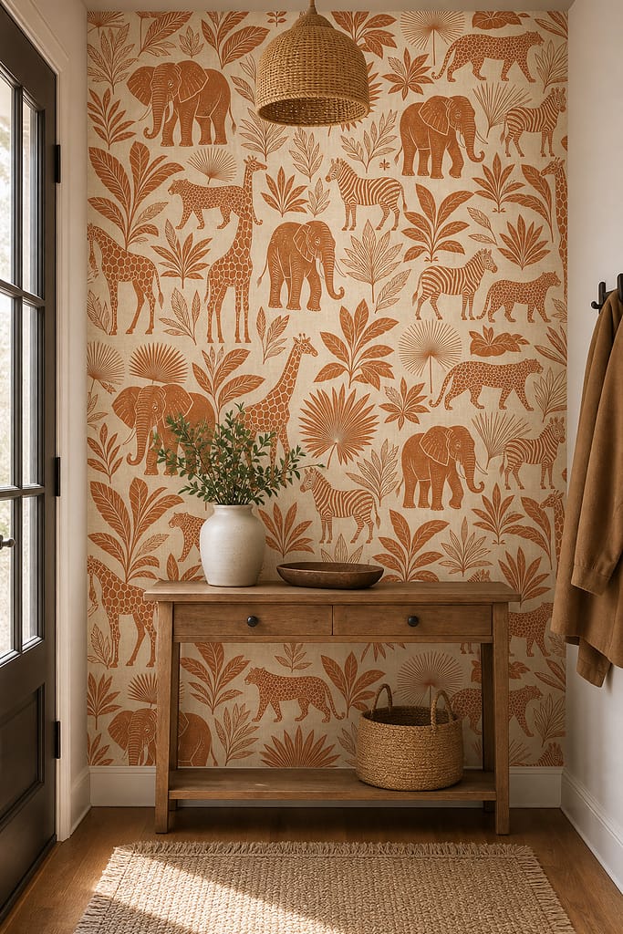 Cream Design Wallpaper Mural product view