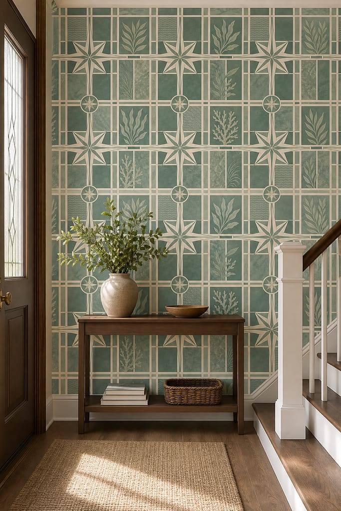 Cream Design Wallpaper Mural product view