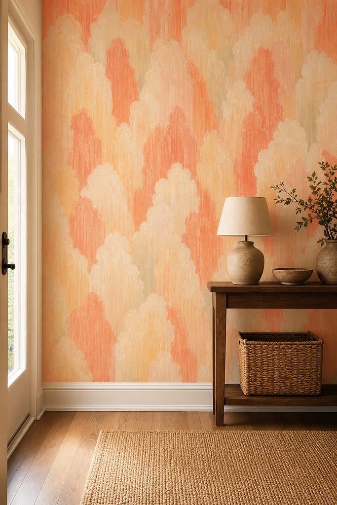 Cream Design Wallpaper Mural product view