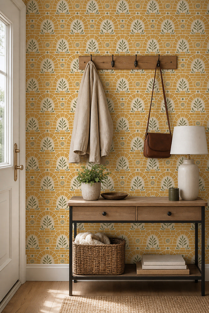 Cream Design Wallpaper Mural product view