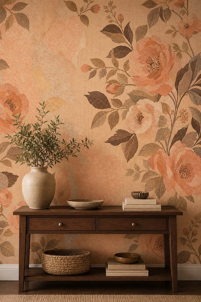Cream Design Wallpaper Mural product view