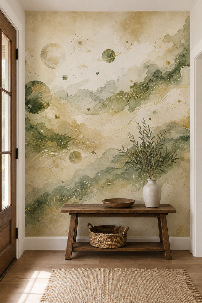 Cream Design Wallpaper Mural product view