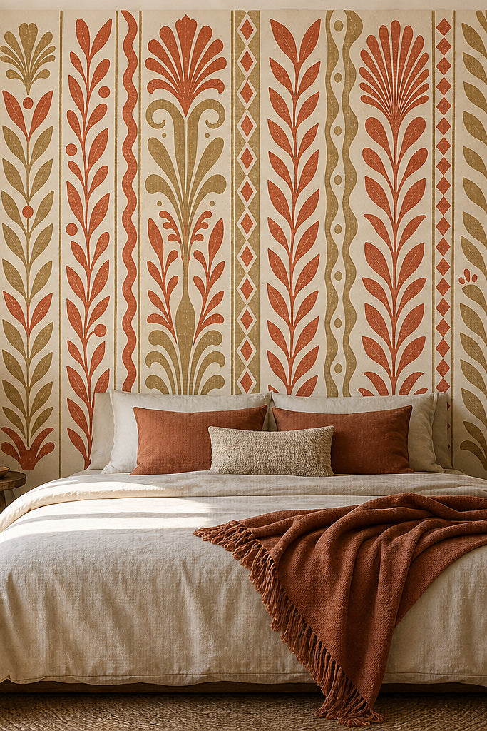 Cream Design Wallpaper Mural product view