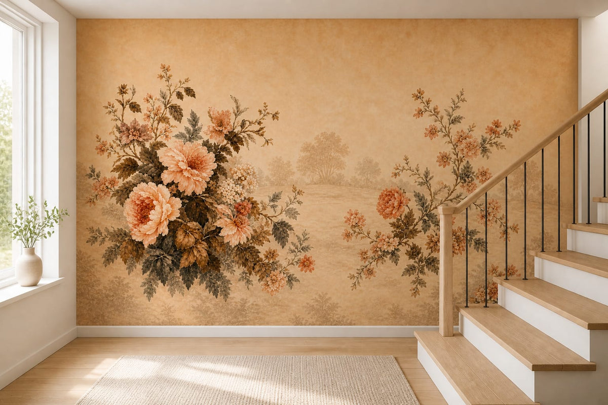 Cream Design Wallpaper Mural product view