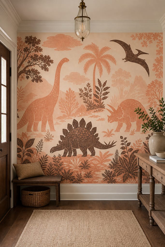 Cream Design Wallpaper Mural product view