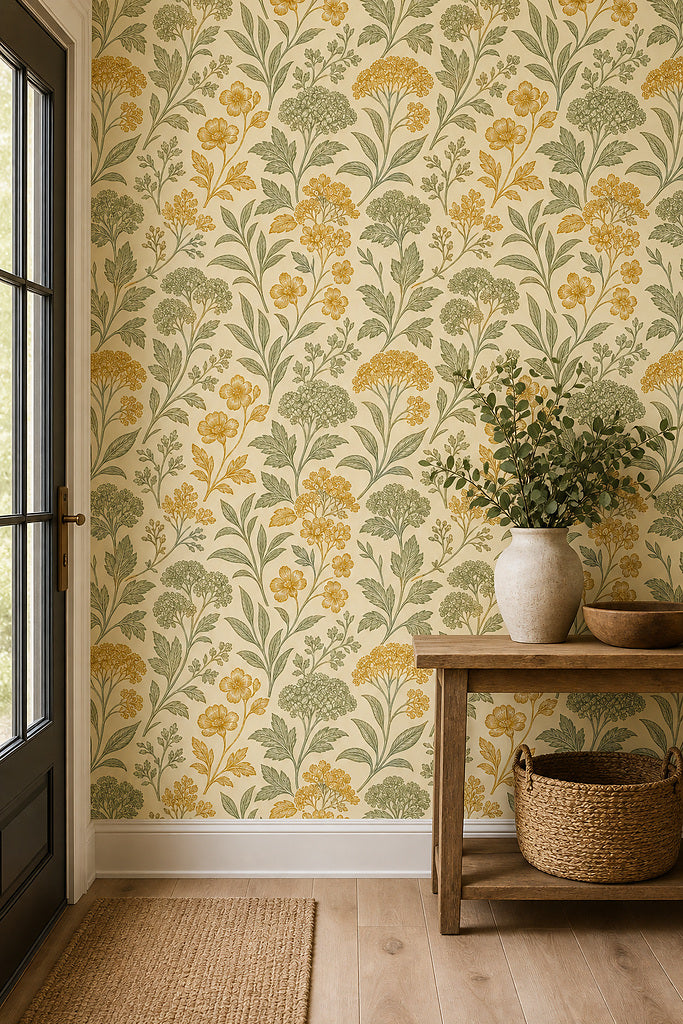 Cream Design Wallpaper Mural product view