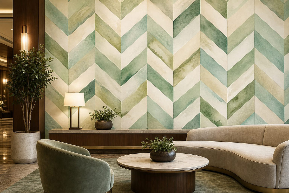 Cream Design Wallpaper Mural product view