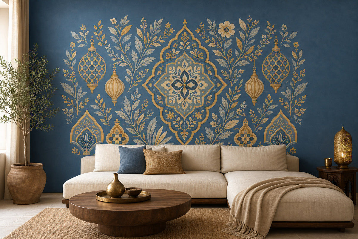 Cream Design Wallpaper Mural product view