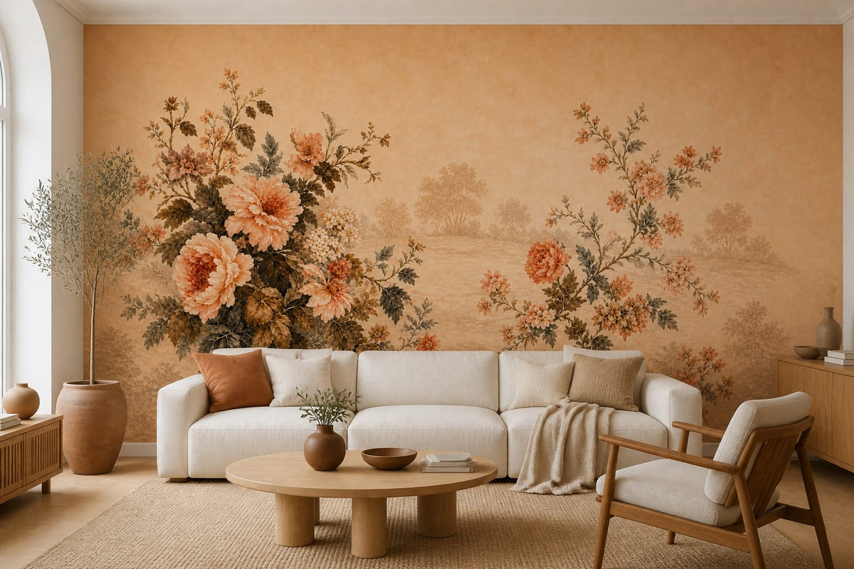 Cream Design Wallpaper Mural product view