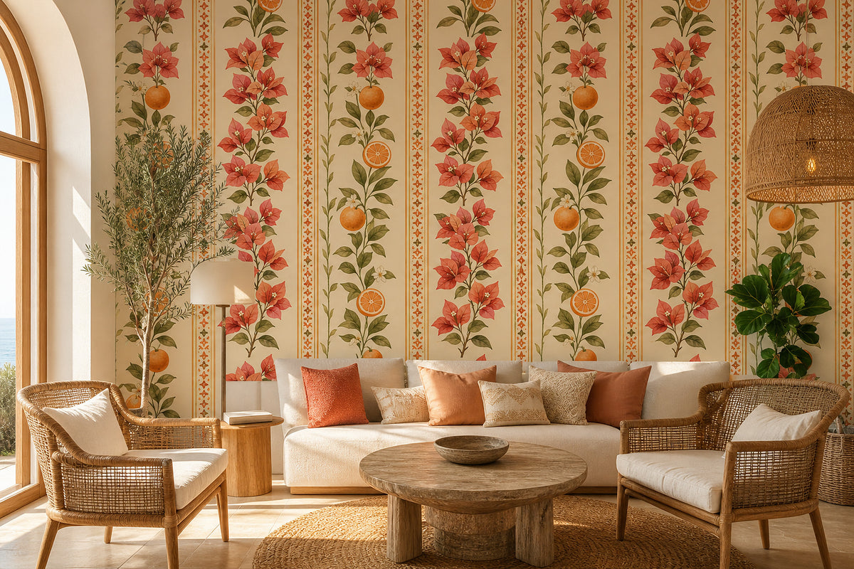 Cream Design Wallpaper Mural product view