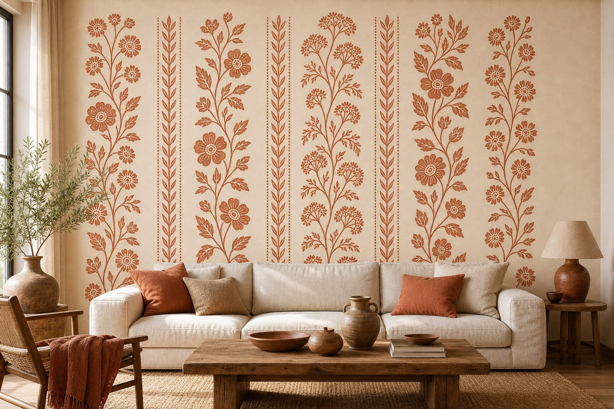 Cream Design Wallpaper Mural product view