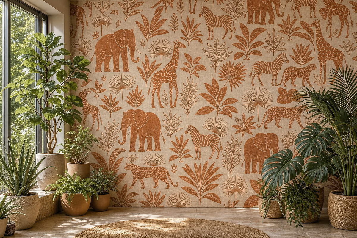 Cream Design Wallpaper Mural product view