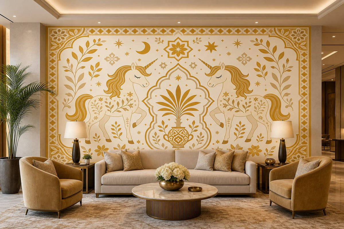 Cream Design Wallpaper Mural product view