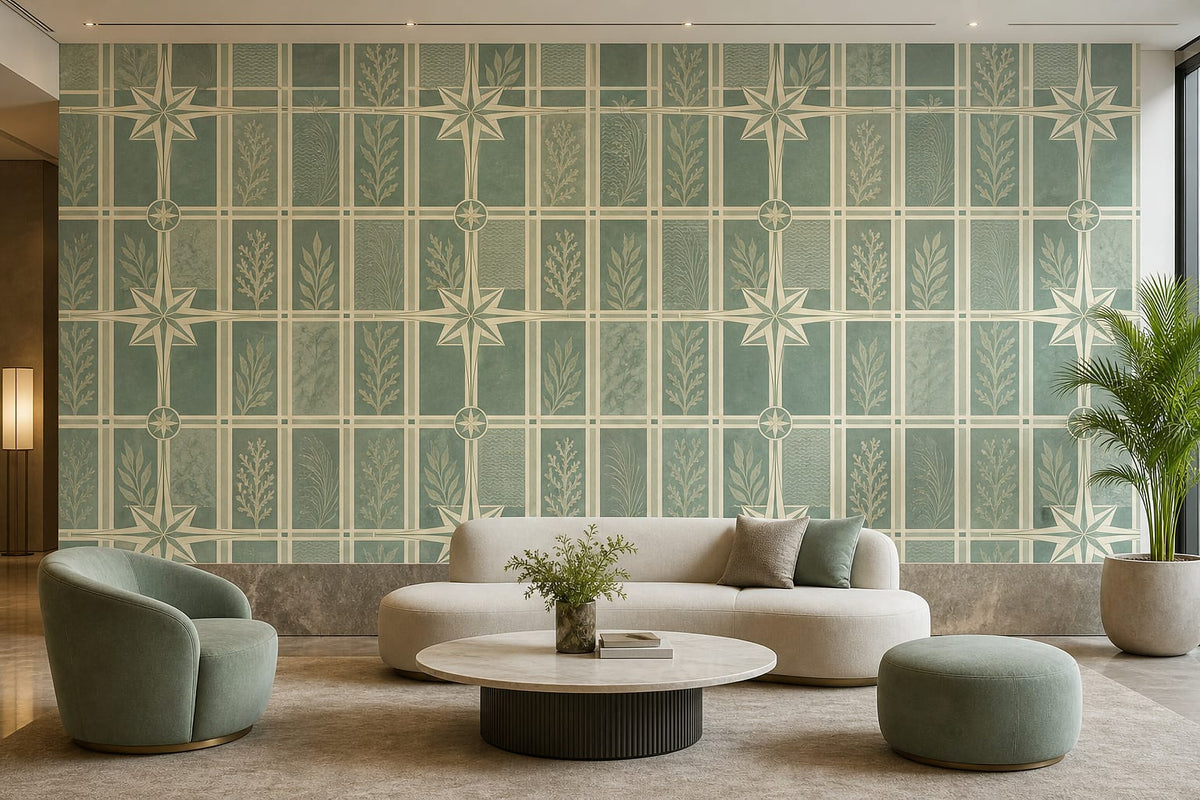 Cream Design Wallpaper Mural product view