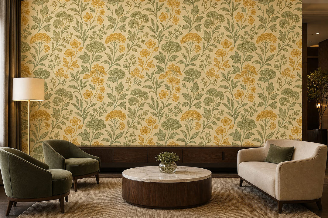 Cream Design Wallpaper Mural product view