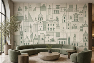 Cream Design Wallpaper Mural