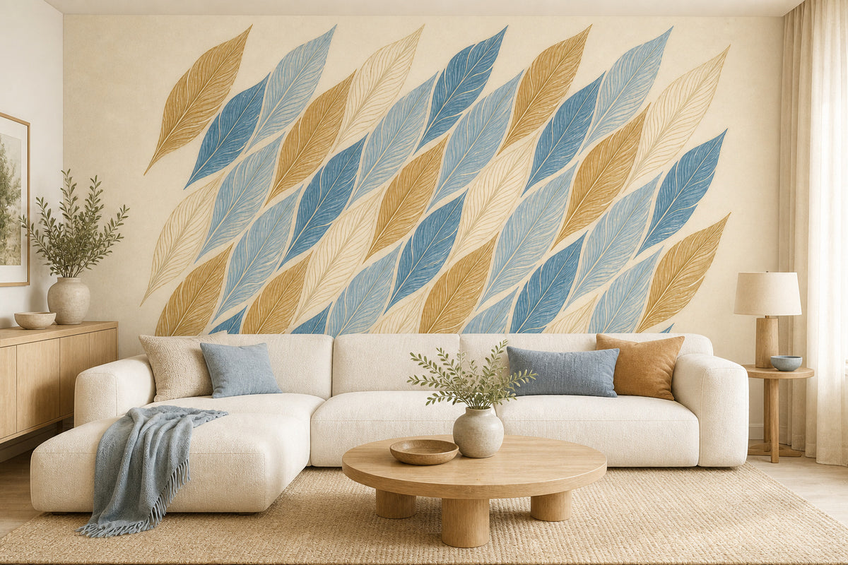 Cream Design Wallpaper Mural product view