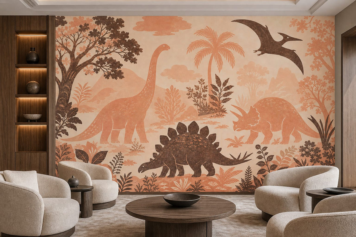 Cream Design Wallpaper Mural product view