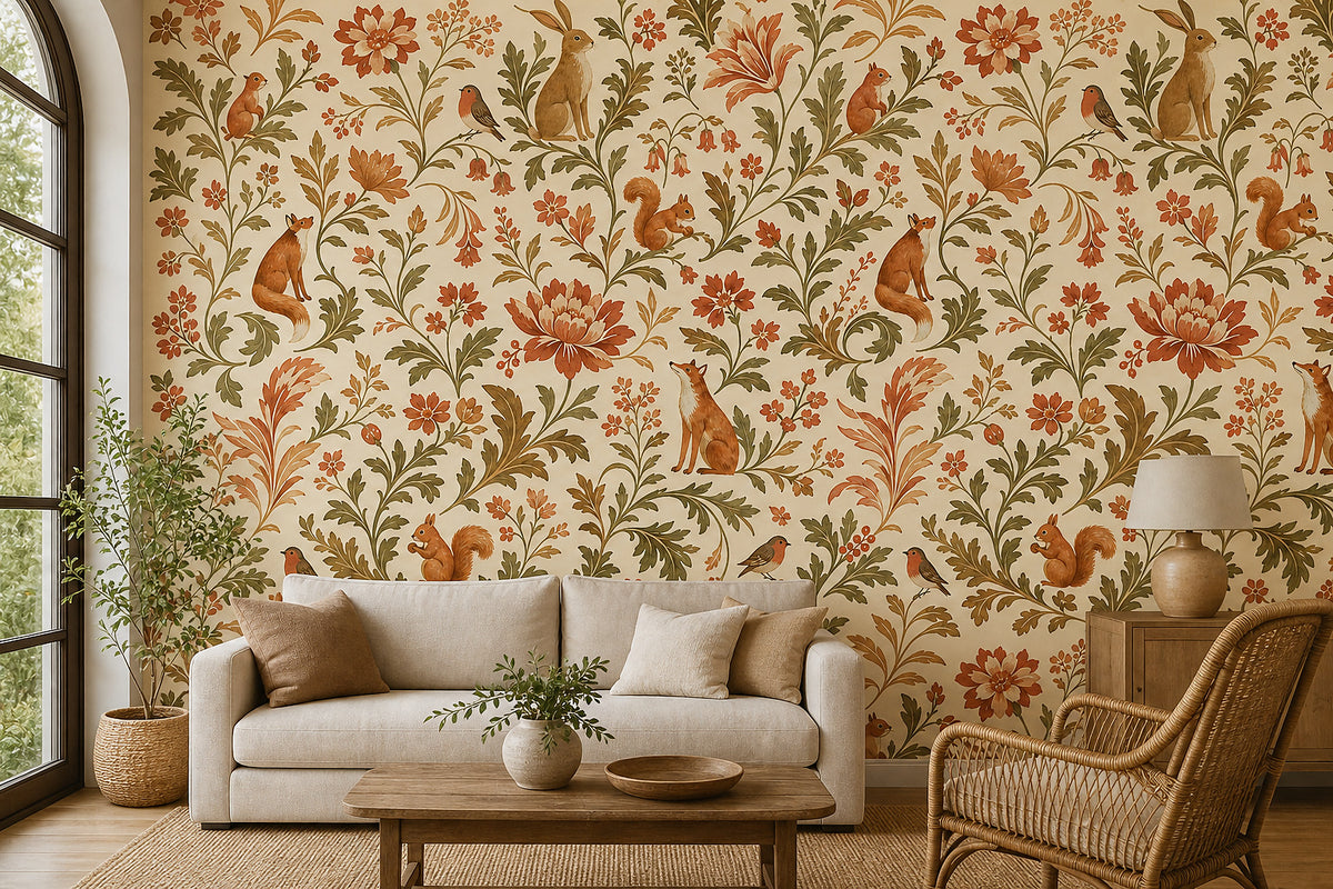Cream Design Wallpaper Mural product view