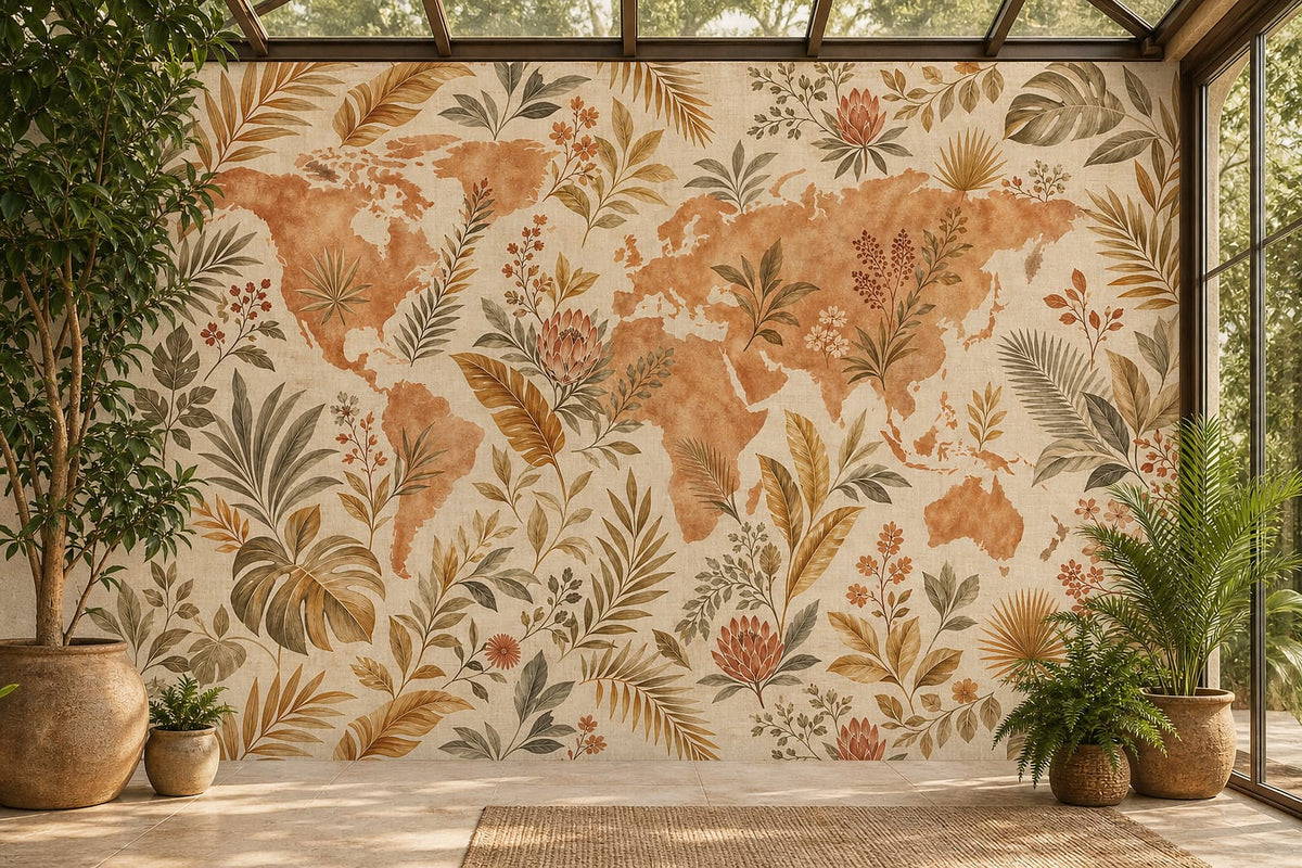 Cream Design Wallpaper Mural product view