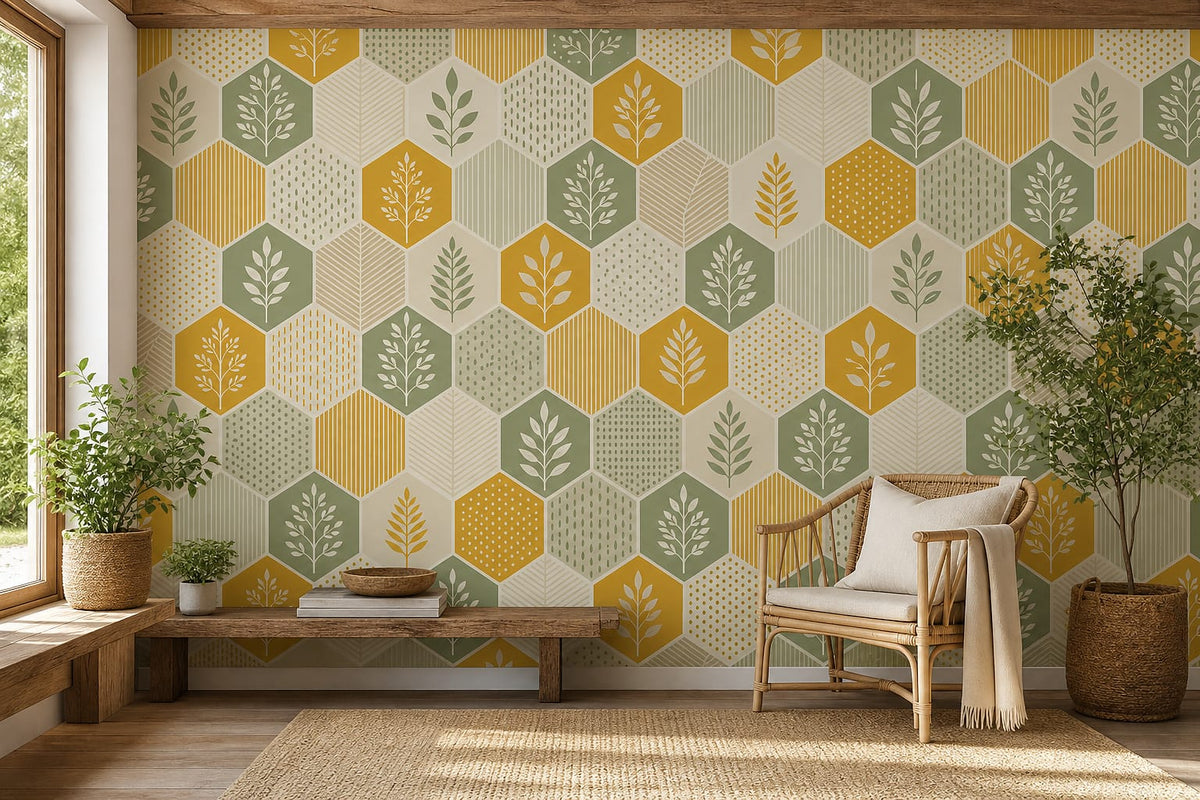 Cream Design Wallpaper Mural product view
