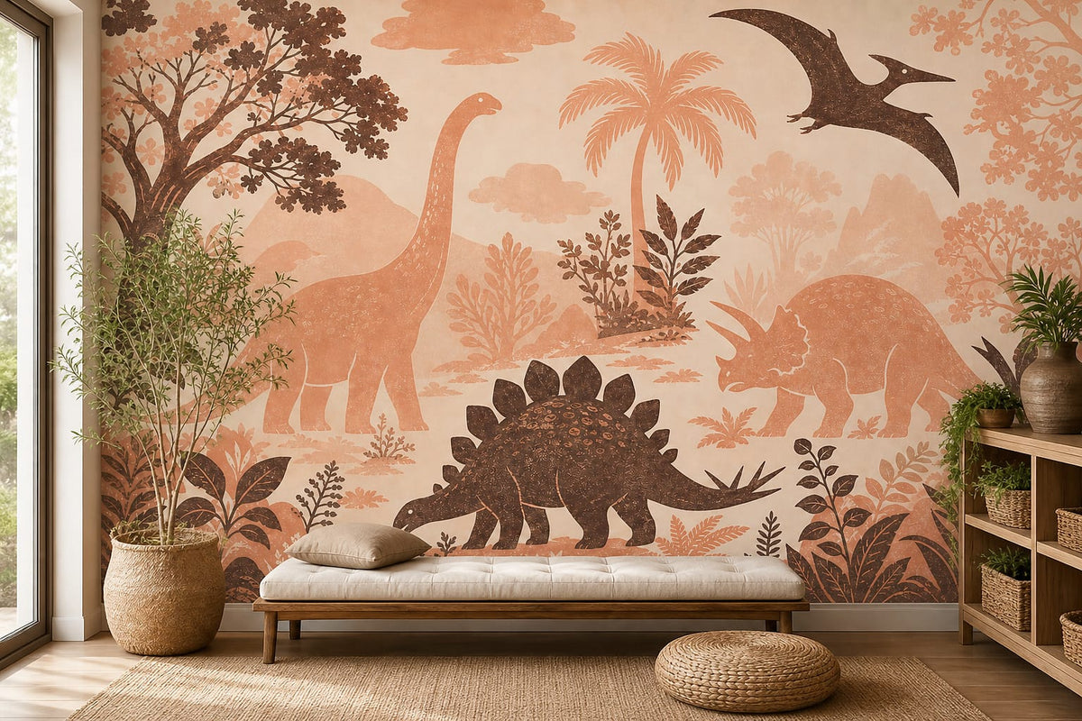 Cream Design Wallpaper Mural product view
