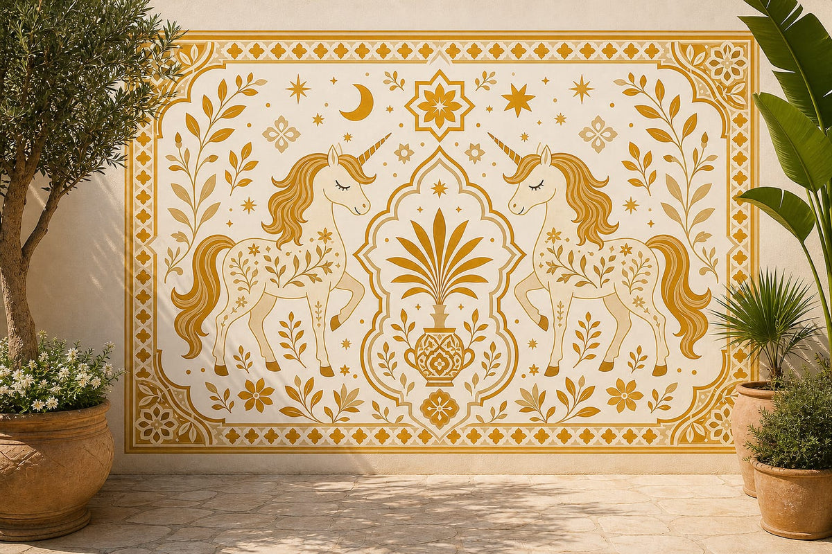 Cream Design Wallpaper Mural product view