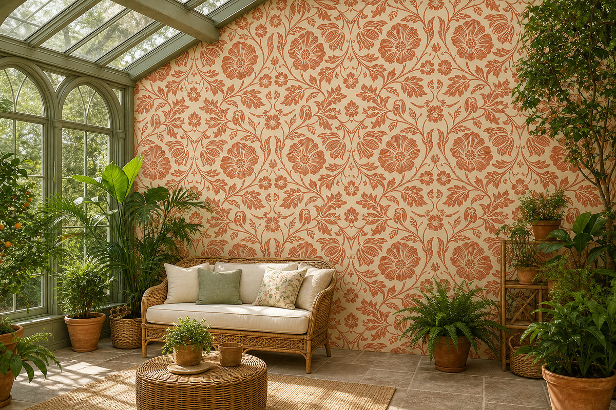 Cream Design Wallpaper Mural product view