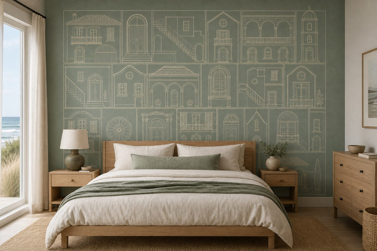 Cream Design Wallpaper Mural product view