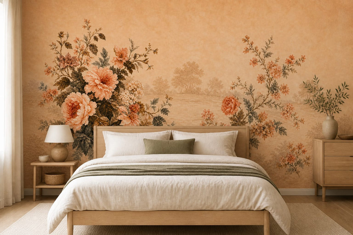 Cream Design Wallpaper Mural product view