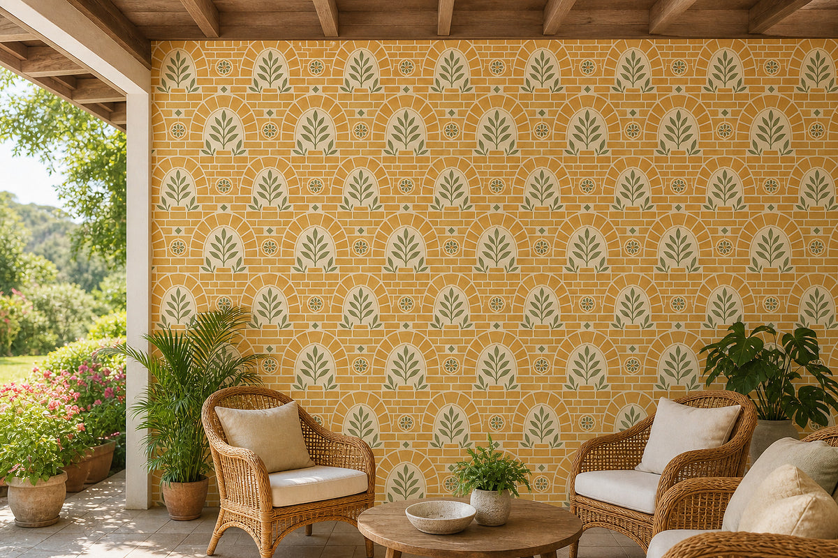 Cream Design Wallpaper Mural product view