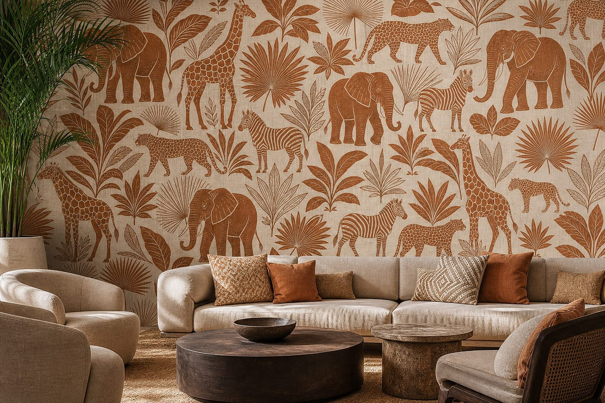Cream Design Wallpaper Mural product view