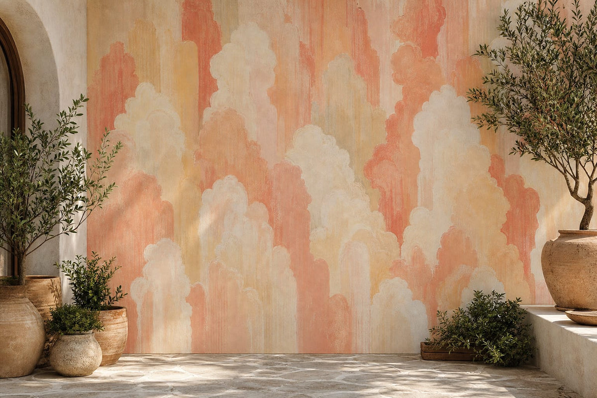 Cream Design Wallpaper Mural product view