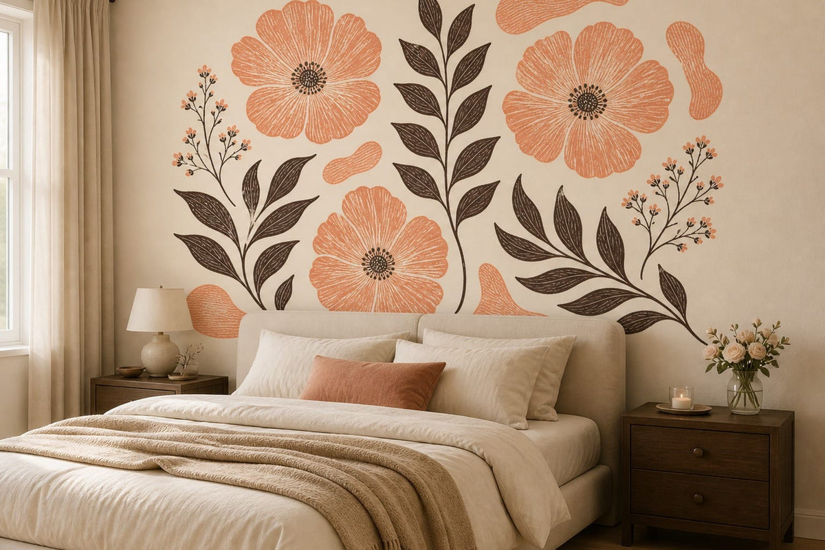Cream Design Wallpaper Mural product view