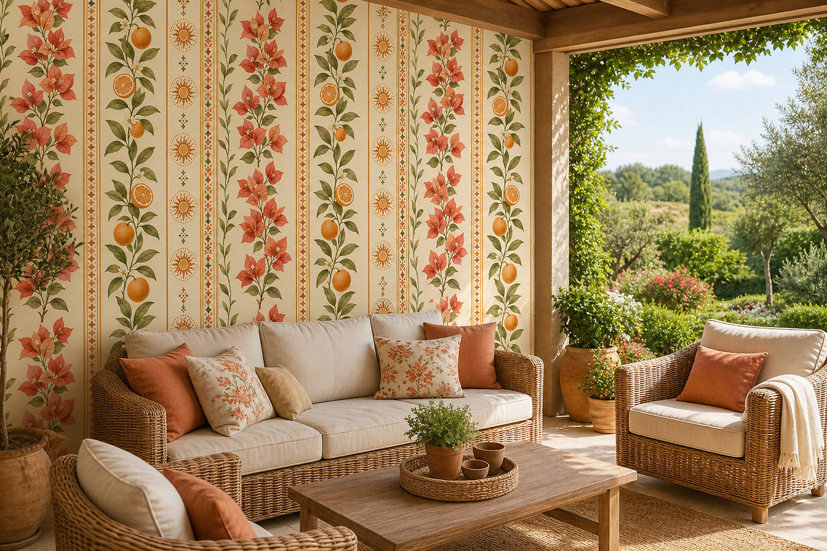 Cream Design Wallpaper Mural product view