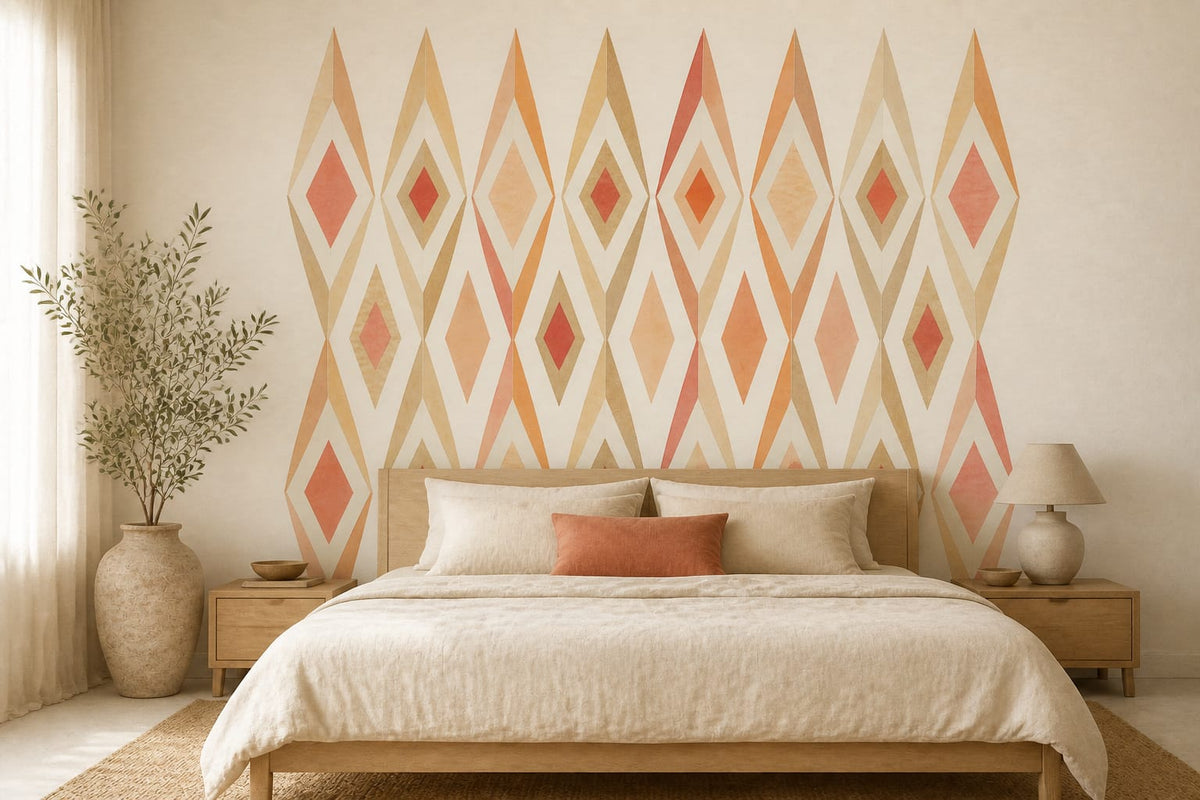 Cream Design Wallpaper Mural product view