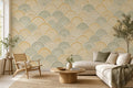 Cream Design Wallpaper Mural