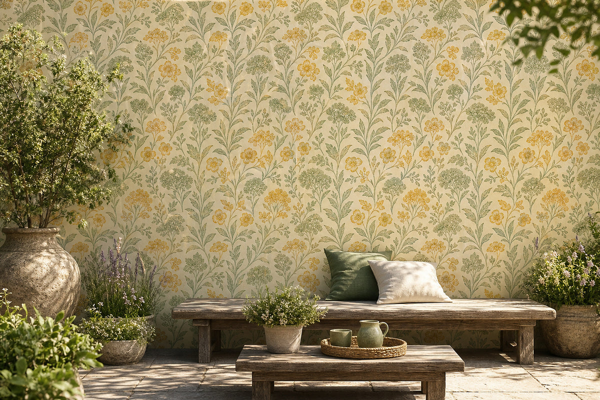 Cream Design Wallpaper Mural product view
