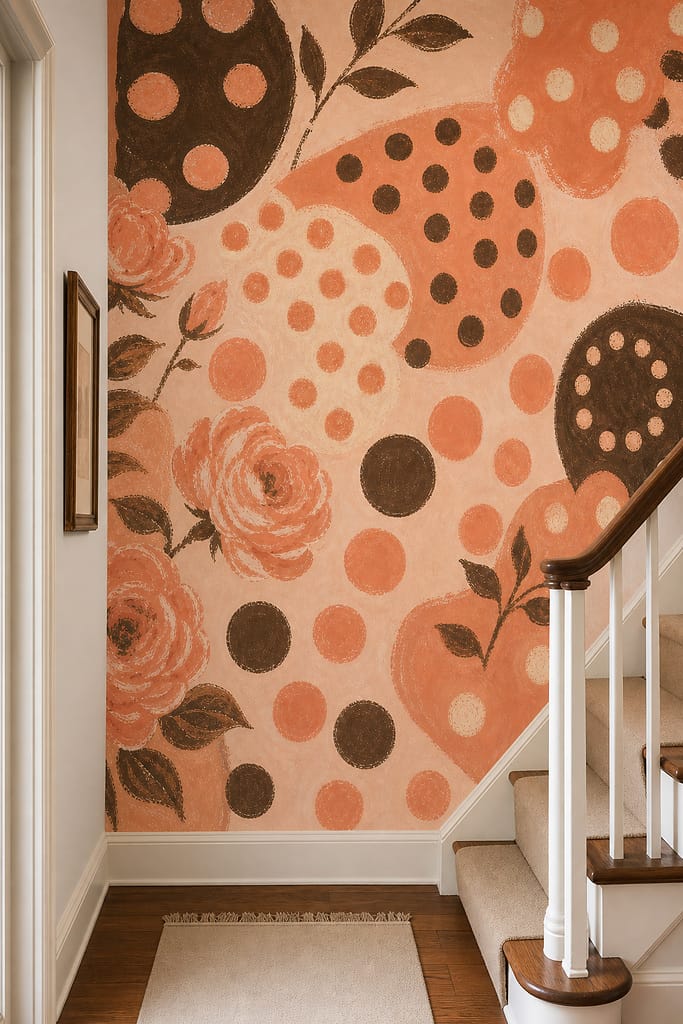 Cream Design Wallpaper Mural product view
