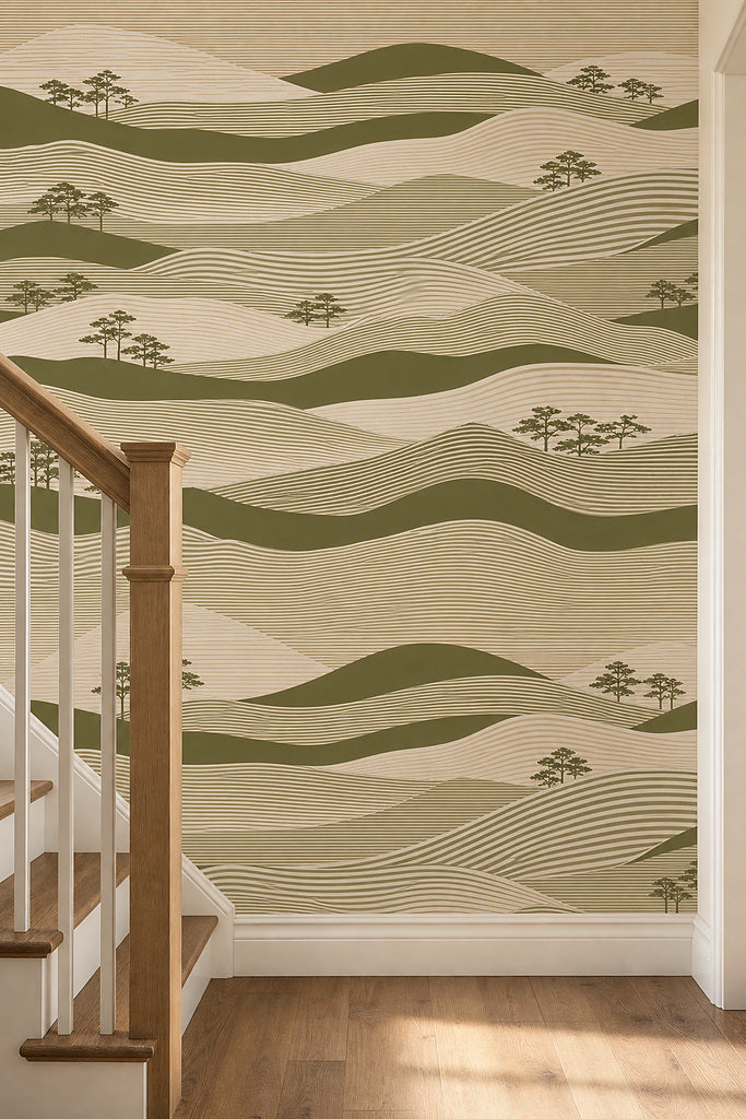 Cream Design Wallpaper Mural product view