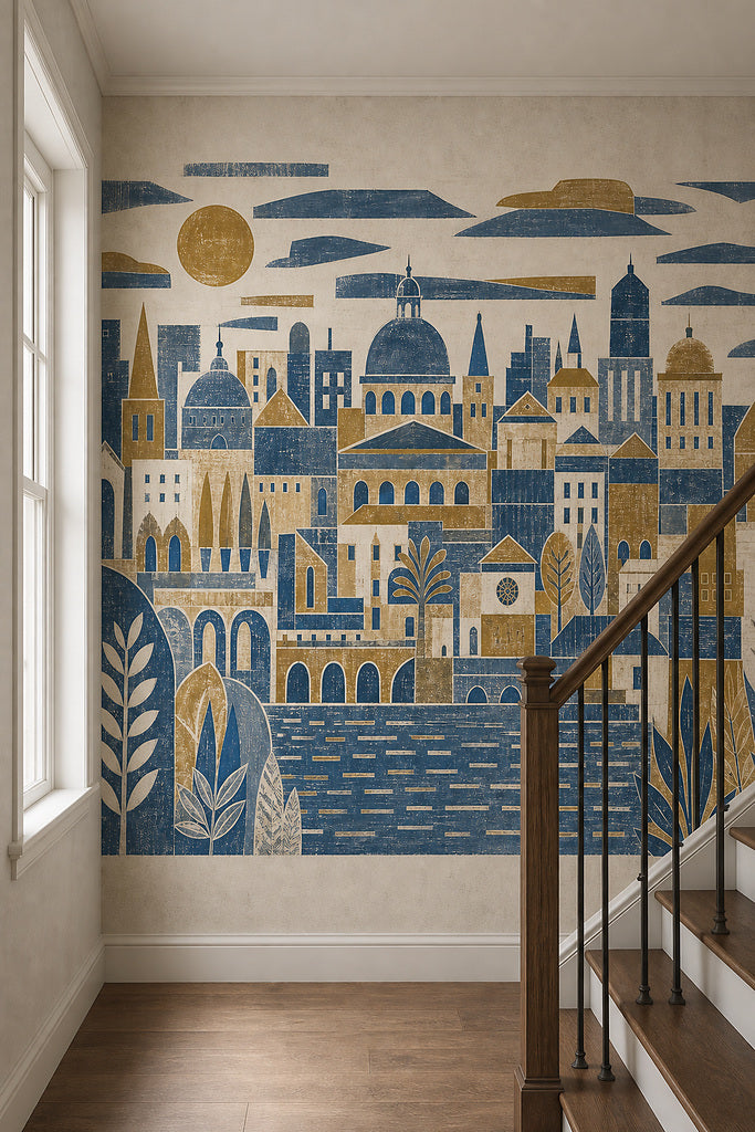 Cream Design Wallpaper Mural product view