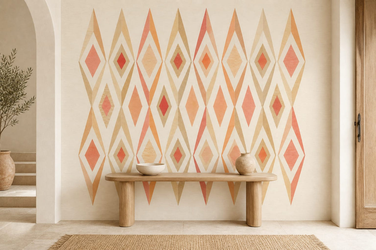 Cream Design Wallpaper Mural product view