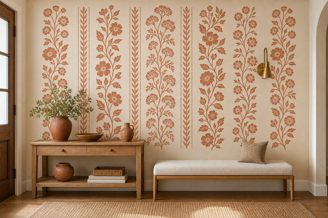 Cream Design Wallpaper Mural product view