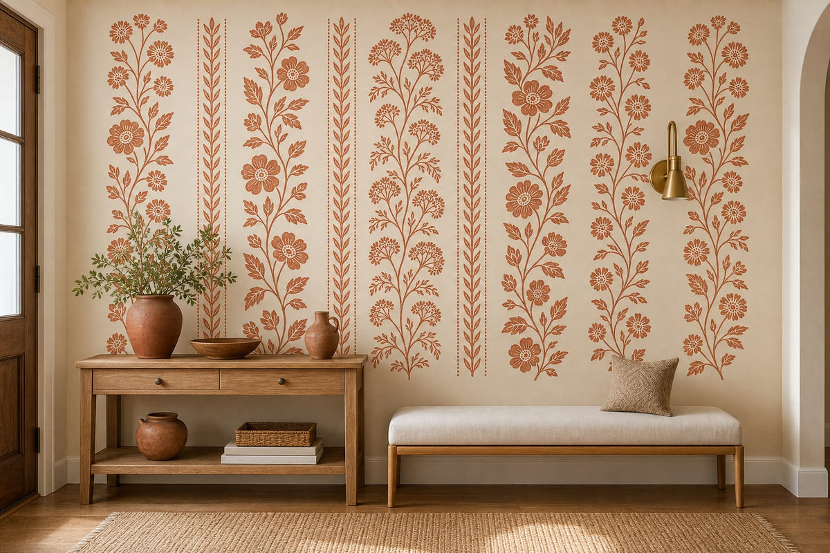 Cream Design Wallpaper Mural product view