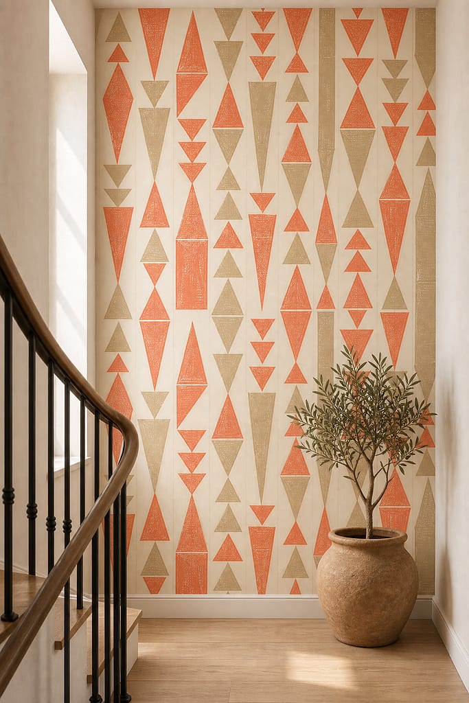 Cream Design Wallpaper Mural product view
