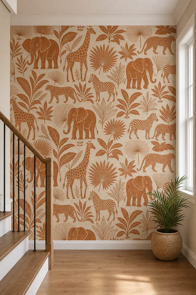 Cream Design Wallpaper Mural product view