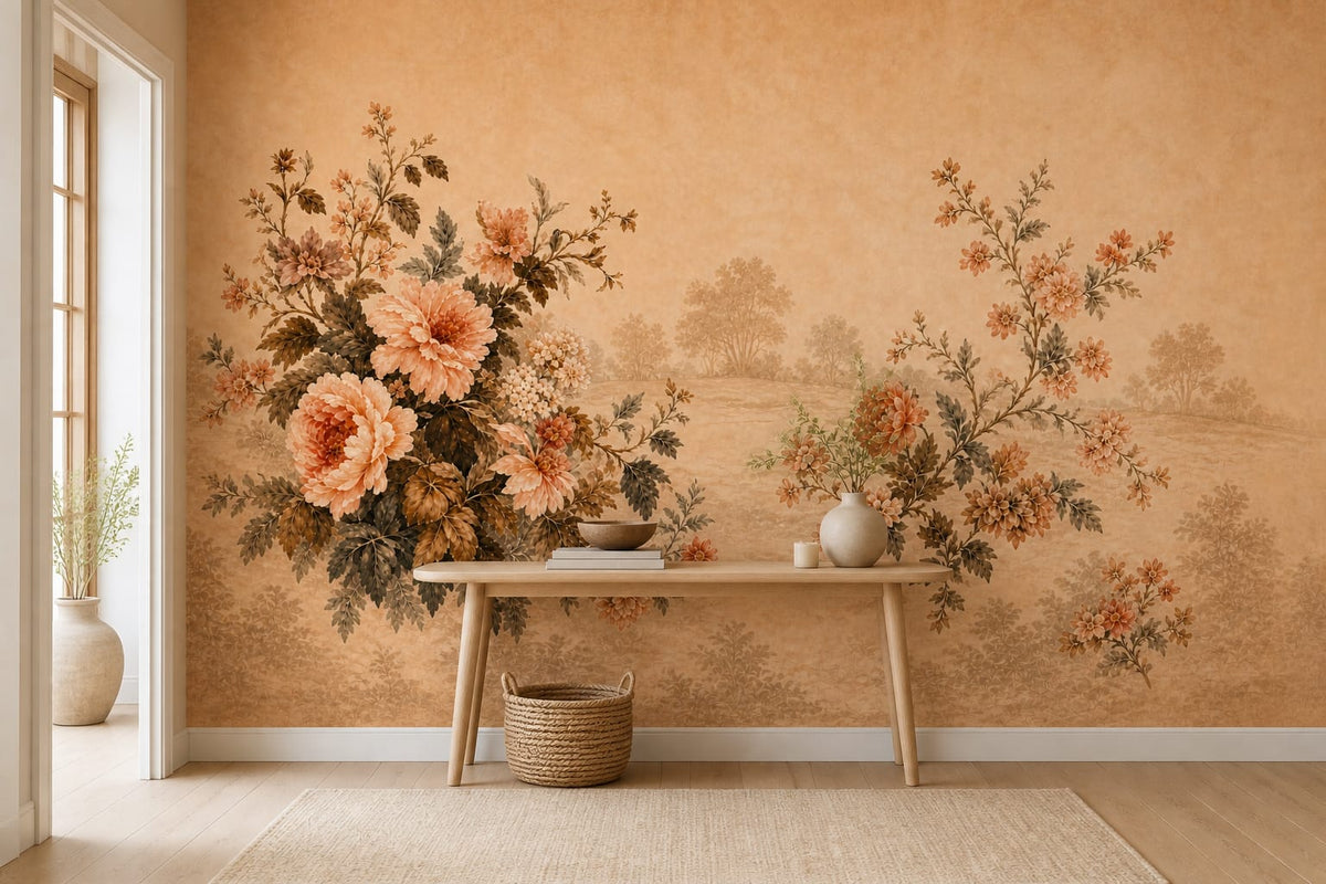 Cream Design Wallpaper Mural product view