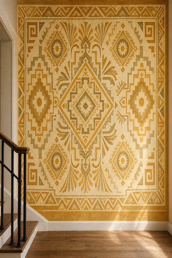 Cream Design Wallpaper Mural product view